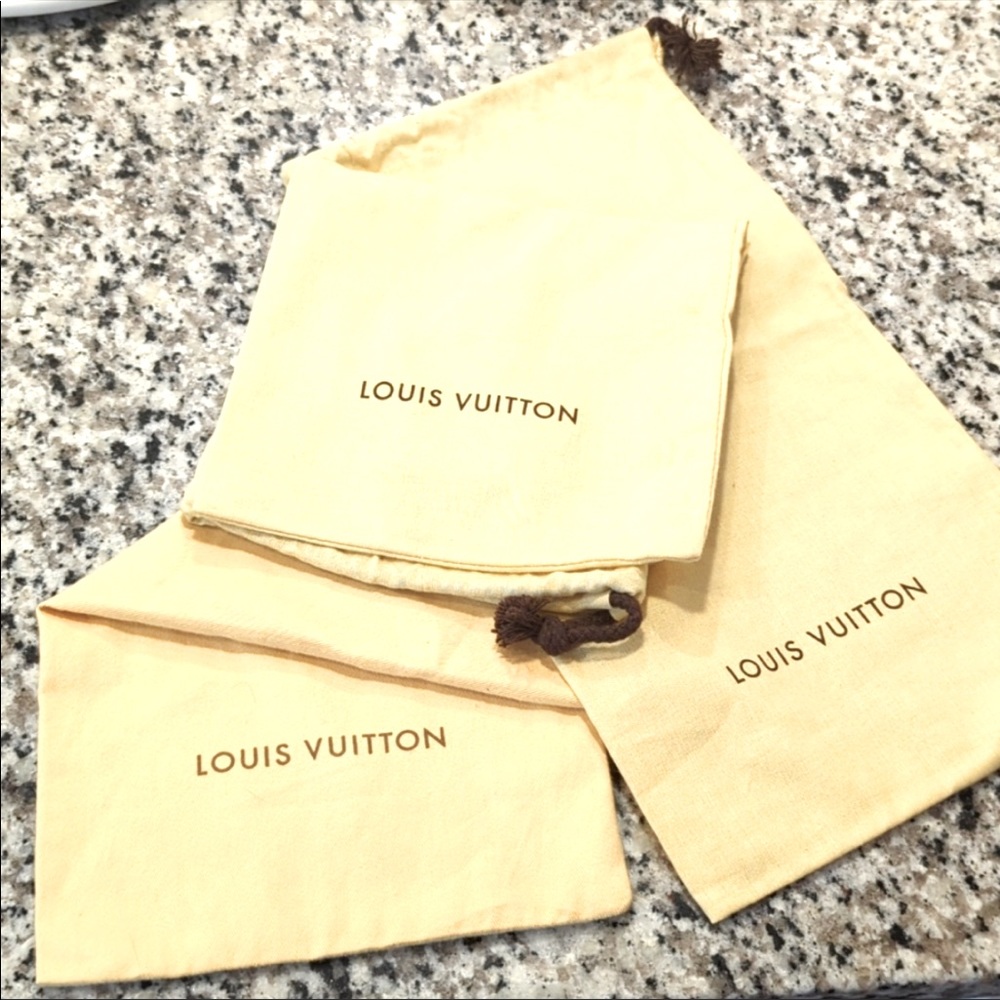Louis Vuitton dust bags for shoes